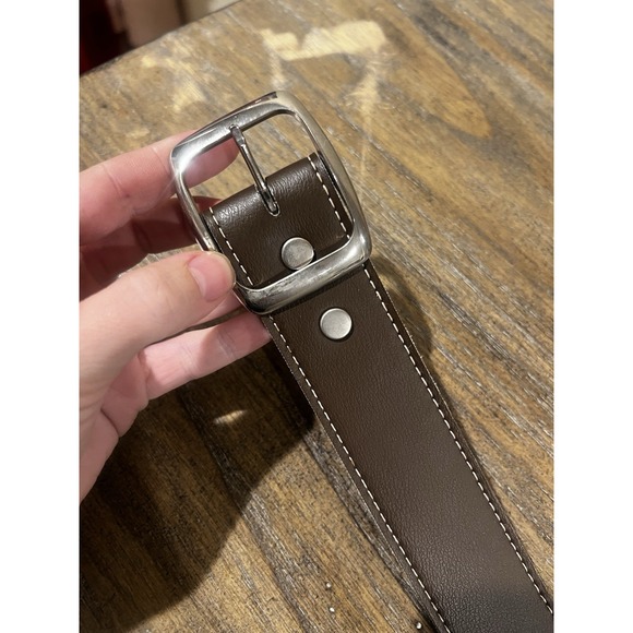 Vintage Y2K Paul Frank WANTED Belt USA Brown White  Size XS 90s - Picture 6 of 6